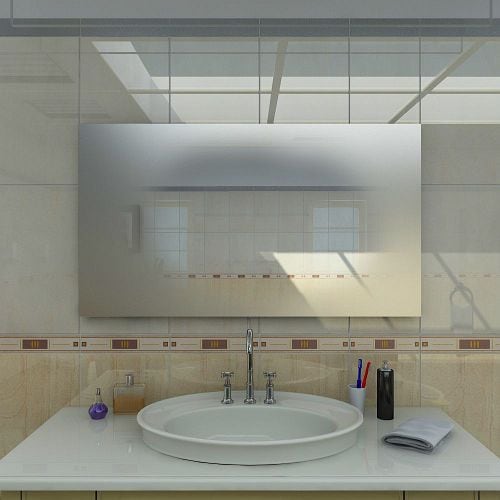 LED Badspiegel mit Spiegelheizung