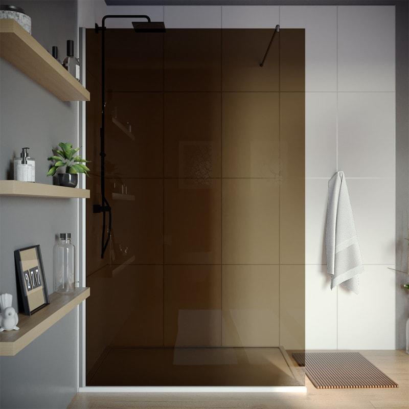 Duschwand Parsol Bronze