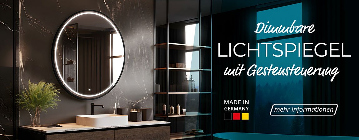 Lichtspiegel dimmbar mit Gestensteuerung